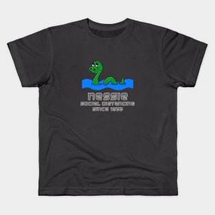 Nessie Social Distancing Kids T-Shirt